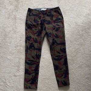 L.L. Bean Camouflage Straight Leg Pants